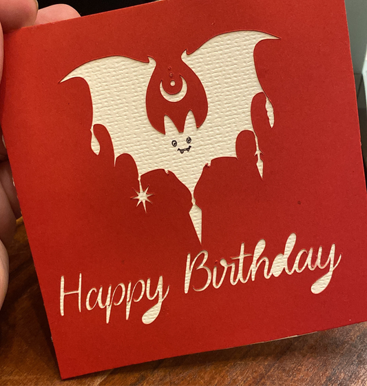 Geburtstagskarte, Birthday Card, Gothic